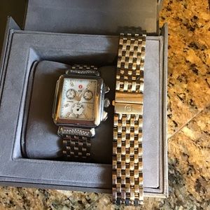 Michele Deco Diamond Watch